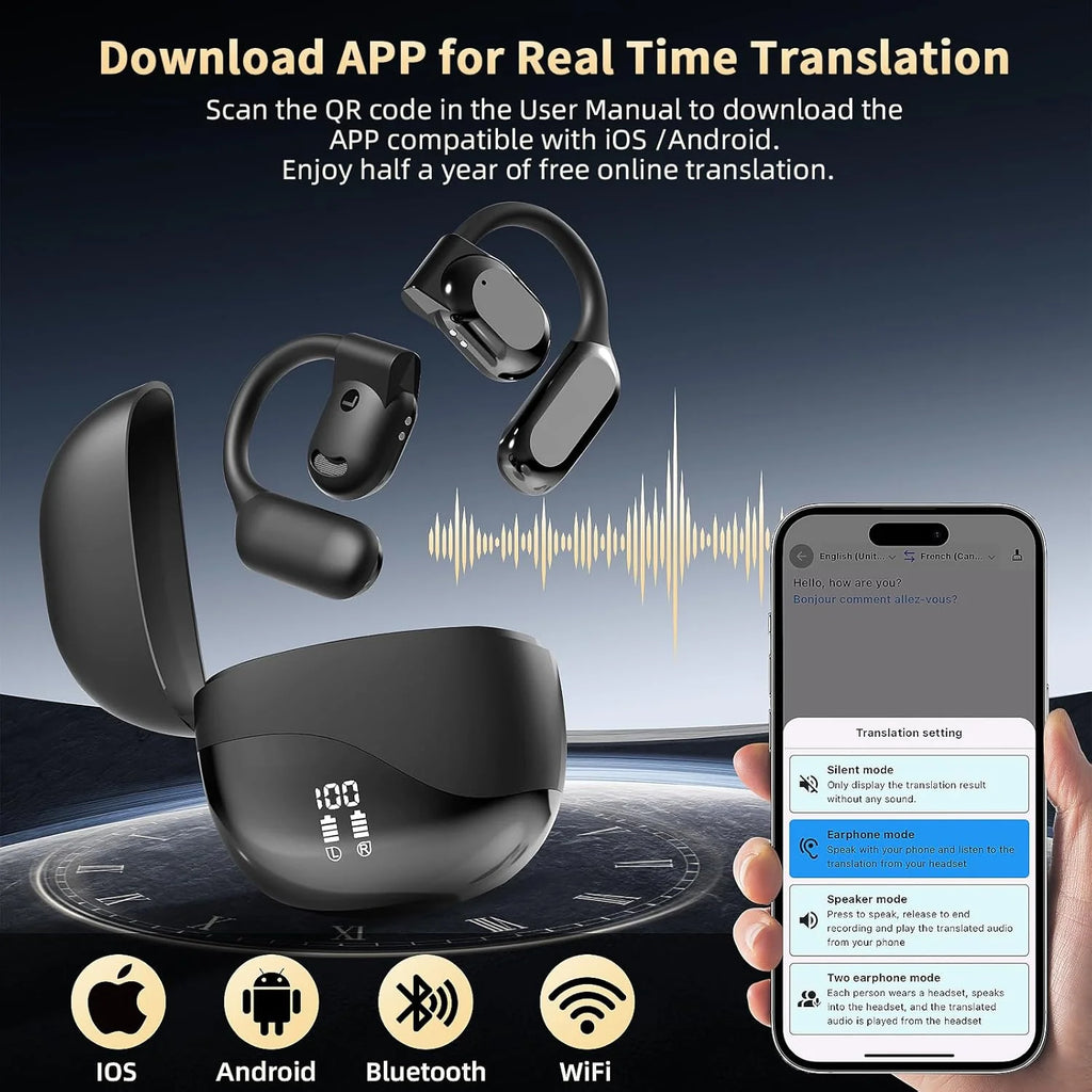 AI LANGUAGE TRANSLATION EARBUDS