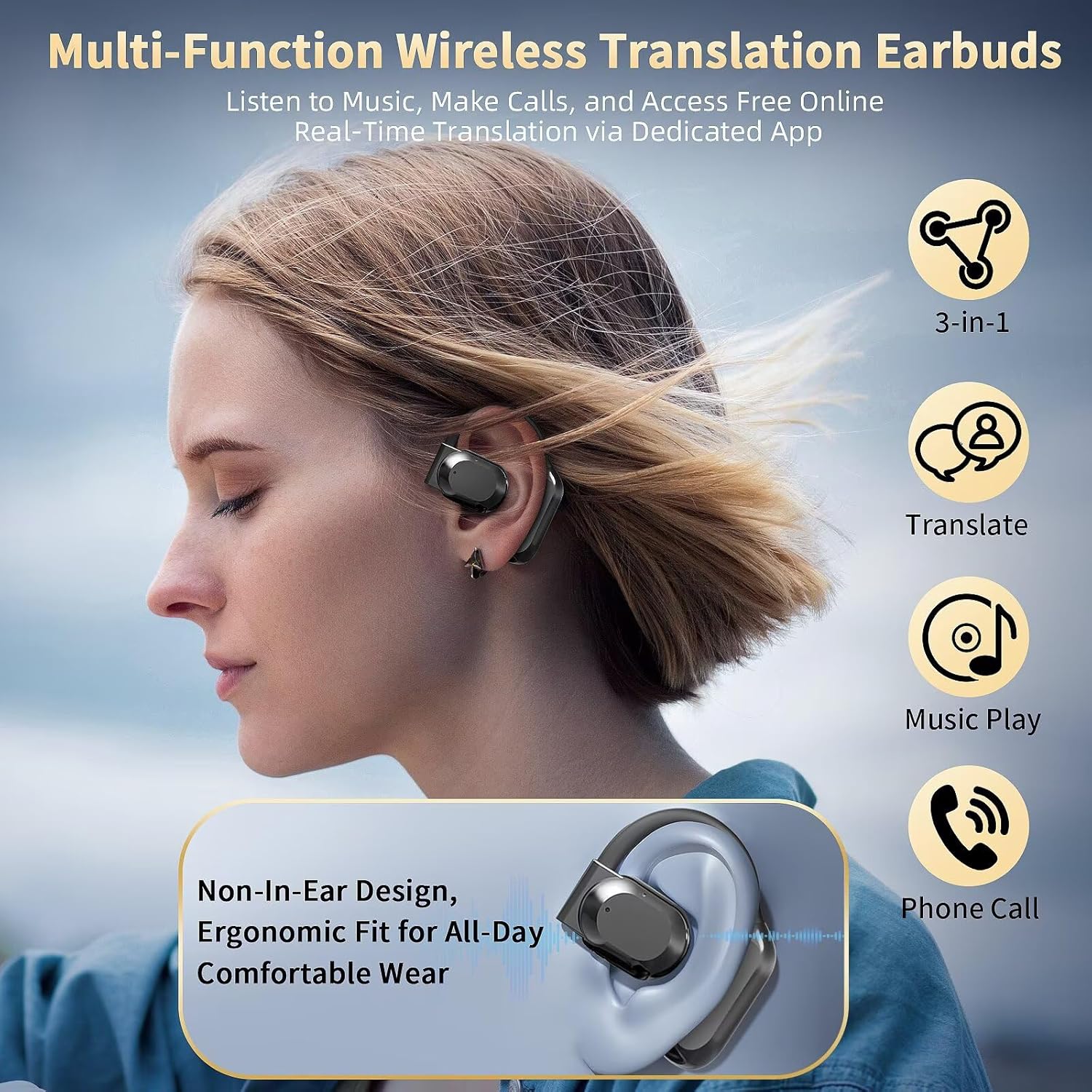 AI LANGUAGE TRANSLATION EARBUDS
